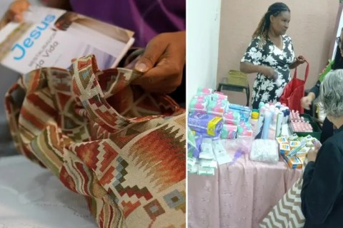 Cristãs distribuem kits de higiene e evangelizam mulheres carentes no Rio